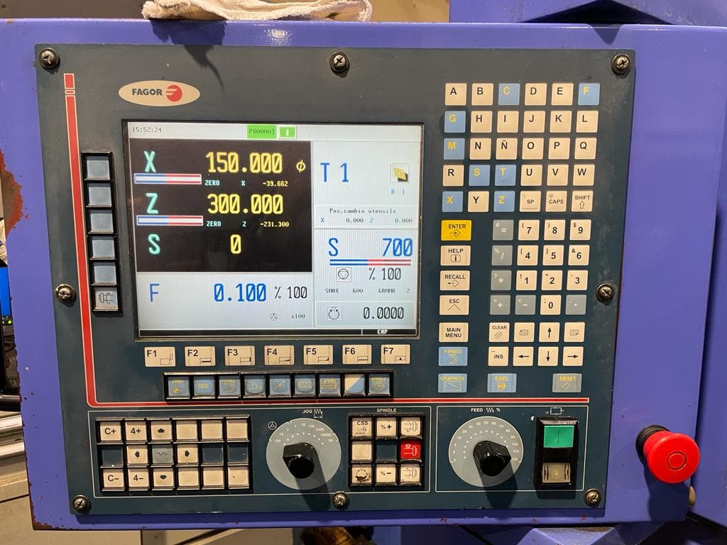 Tornio ad autoapprendimento ECOCA EL-4610 E CNC Fagor