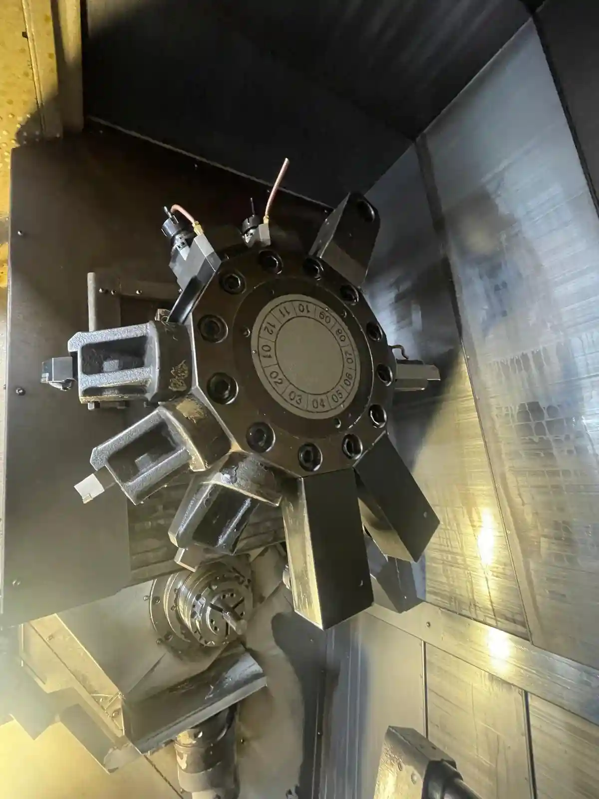 Tornio NC Orizzontale MAZAK HQR 200 MSY Toretta superiore sinistra