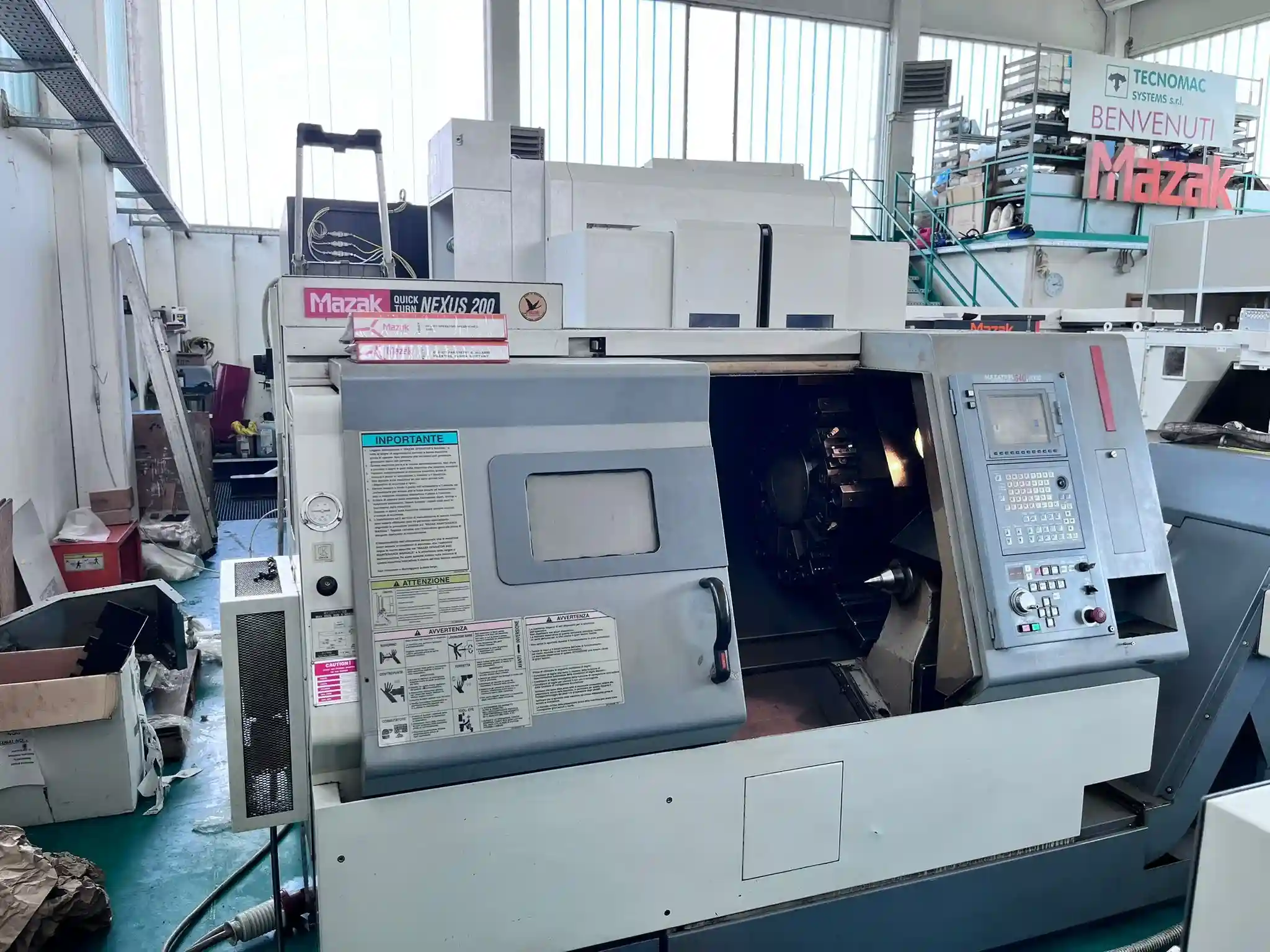 Tornio Mazak QT NEXUS 200_160616 vista frontale
