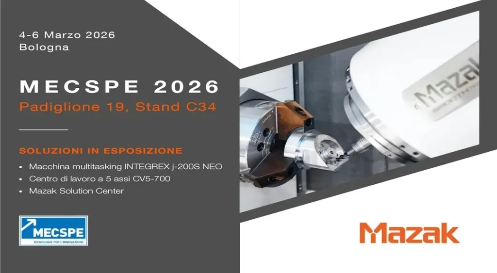MECSPE Bologna 2026 Tecnomac Systems Mazak